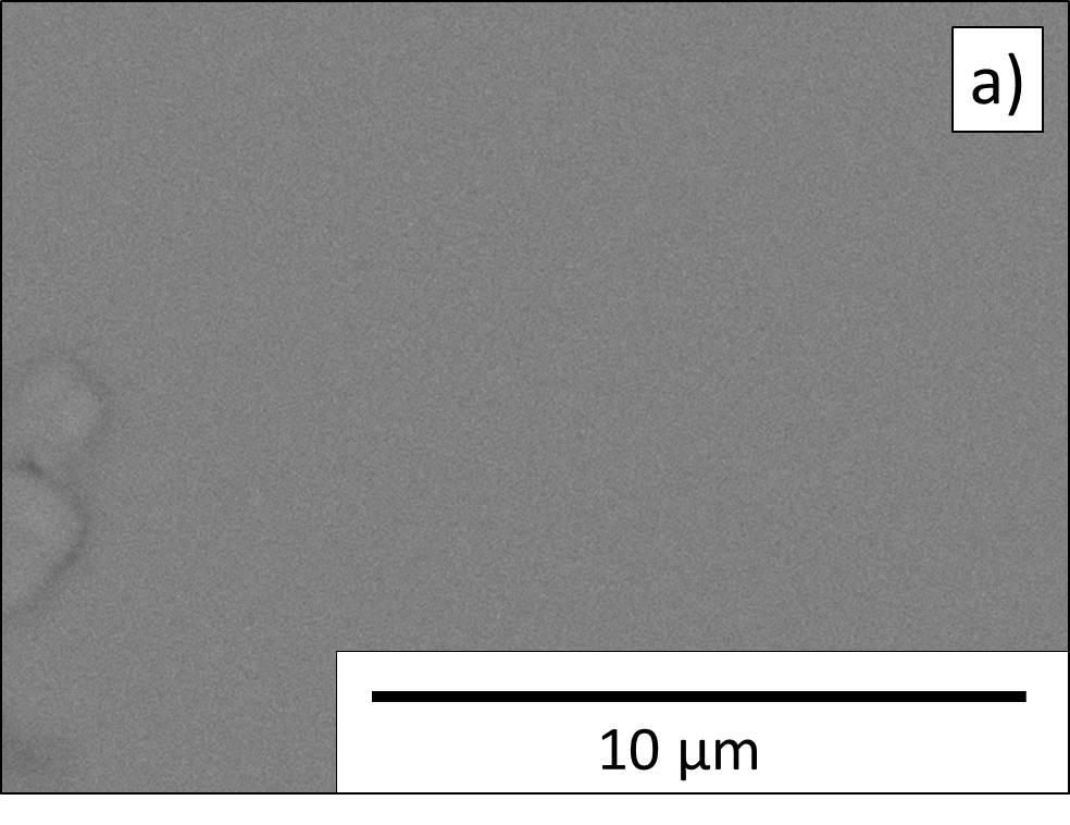 films but occurs regardless of the type of power supply. SEM images show that the films are smooth and attain more or less complete coverage, with few if any visible pinholes.