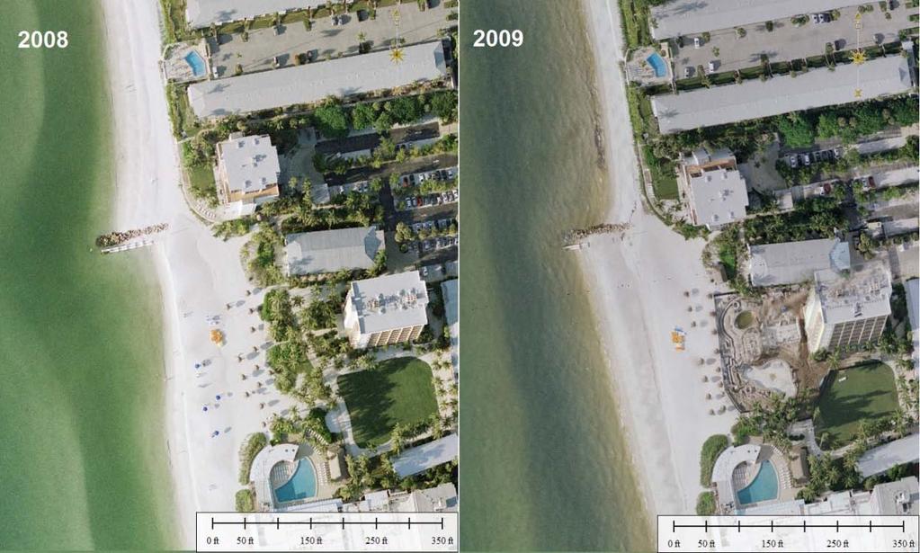 Aerial photography dated of 2008 and 2009 taken