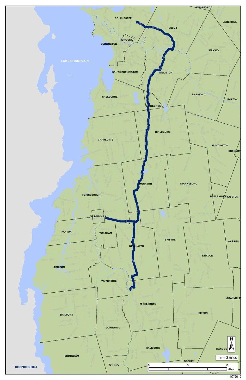 2 Phase Project Transmission Mainline Pipeline: About 42 miles of 12-inch transmission mainline in