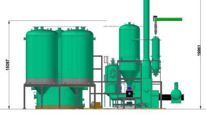 Iowa Layout 17 Gasification followed by biocatalyst fermentation and distillation Feedstock: MSW Product: Bioethanol