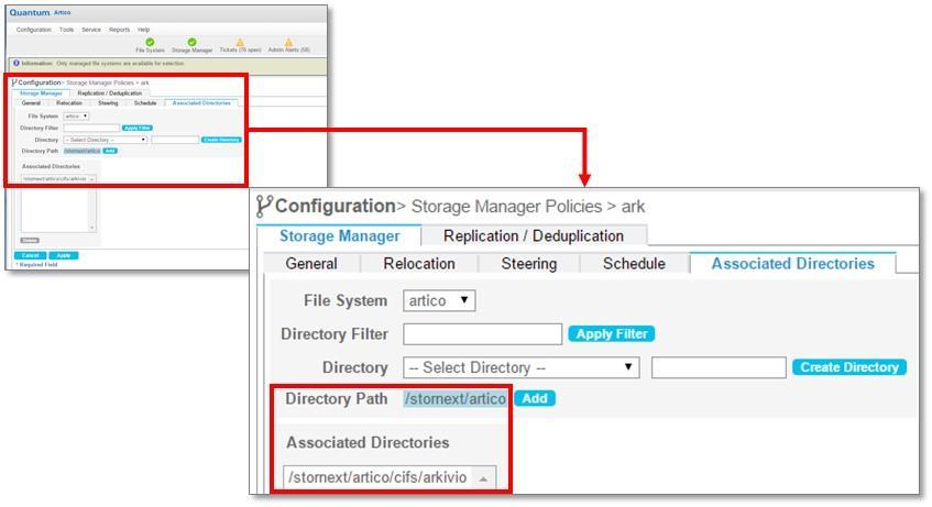 manage multiple associated directories to allow multiple groups of users or applications with the same