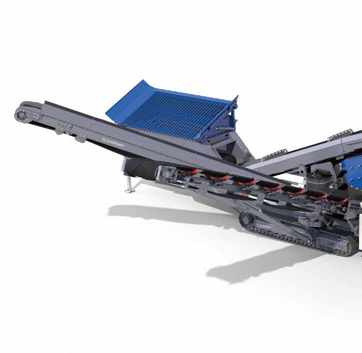 MOBILE SCREENING PLANTS MOBILE SCREENING PLANTS MOBISCREEN EVO THE NEW CLASSIFYING SCREENS IN THE EVO LINE Large feed hopper for high