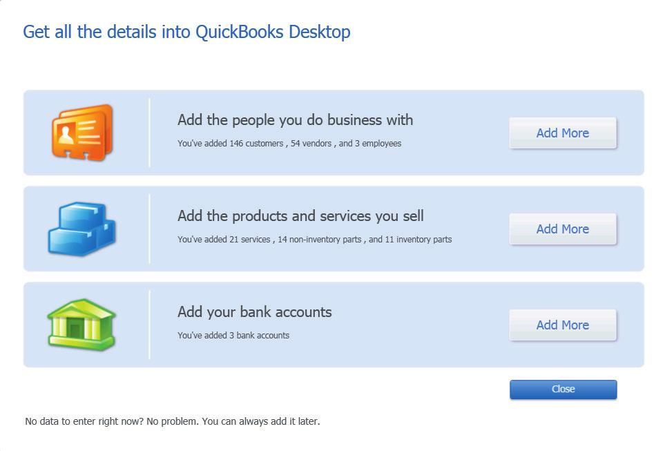 Getting started Getting started Begin by creating your company file A QuickBooks company file contains all the financial records for your business.