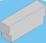 ANCILLARIES 440mm 100mm 100mm Closure Blocks - an inverted T shaped block profiled to fit between the beam bearing ends over the supporting wall, to avoid the need to cut blocks/bricks to size.