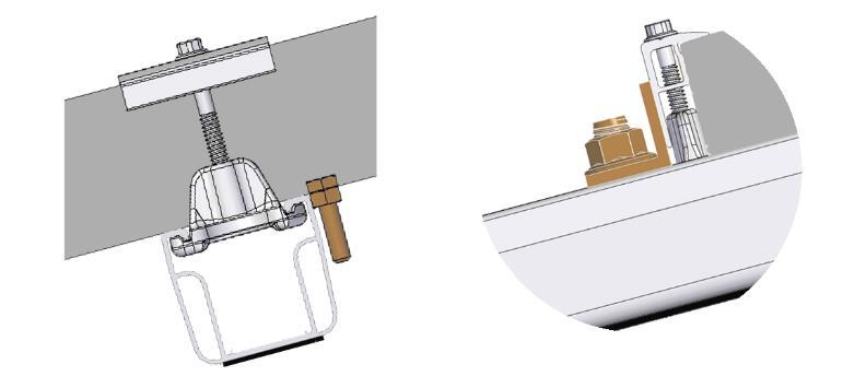 5.2 Module mounting: clamping system Module protection Prior to mounting modules in portrait, the