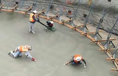 Structural observation is performed by a Registered Engineer prior to the concrete pour Experienced
