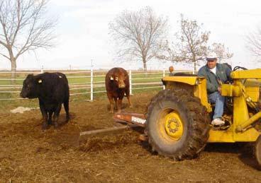 Collect Manure Allowing manure to build up in barnyards and open lots when it is wet makes it harder for animals to move and feed.