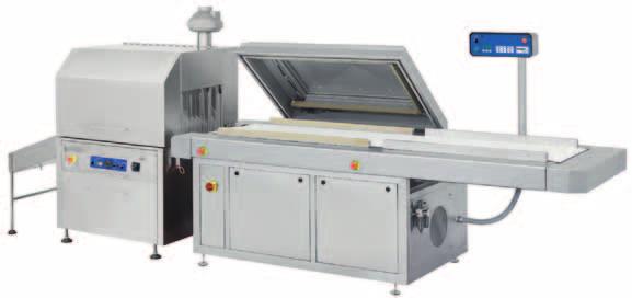 tray sealers or thermoforming packaging machines, supplemented by equipment for