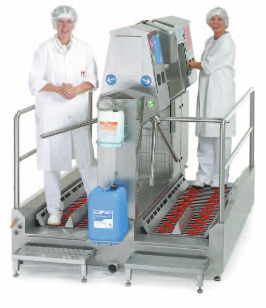 Patented hygiene station by ITEC GmbH, Beckum, Germany