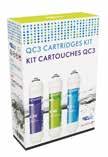 Packaging units CA-7014-02 QC3 3 cartridge set containing: 10 CA-0218-02 CA-0218-04 CA-0218-05 1 PP sediments QC3
