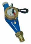 PULSE-EMITTER WATER METER Pulse emitter water meter Depending on the connection there are 2 types: THREAD Brass body Supplied with male nut and nut Clock perfectly sealed Magnetic transmission