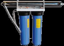 B PURIFIER FILTER WITH ULTRAVIOLET Equipment for the disinfection of water by means of ultraviolet light with pre-treatment filters included.