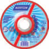 ø230 x 1,9 x 22,23 41 66252918925 25 Norton 0.8 mm cutting-off wheels A new innovation by Norton are the 0.8 mm ultra thin cutting-off wheels, which set a new standard in cutting.