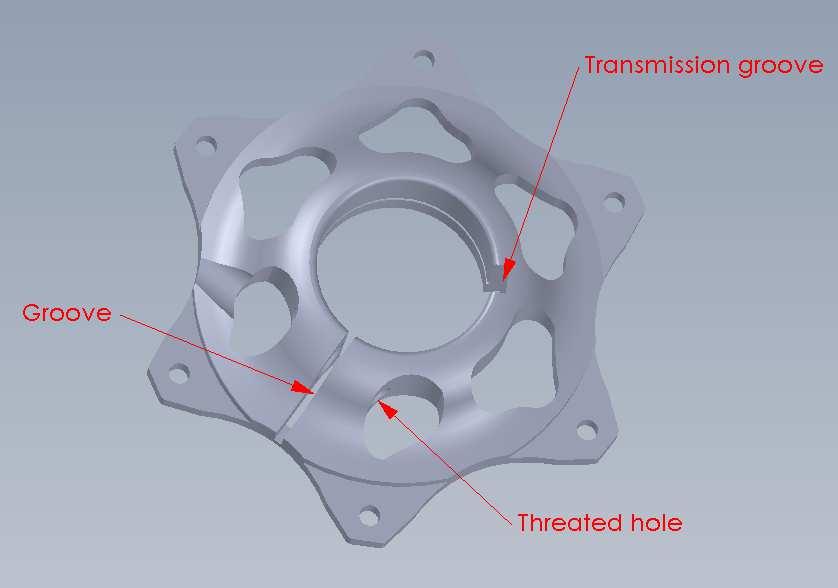 812 Material Forming ESAFORM 2014 Fig. 1, Sprocket of a racing competition kart. As a result, the sprocket has to be able to withstand the torque of the engine when accelerating the kart.