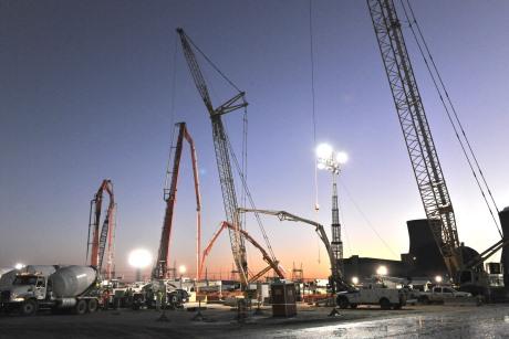 Construction is about 60 percent complete for 2 AP1000s at Vogtle Nuclear Plant in Georgia;