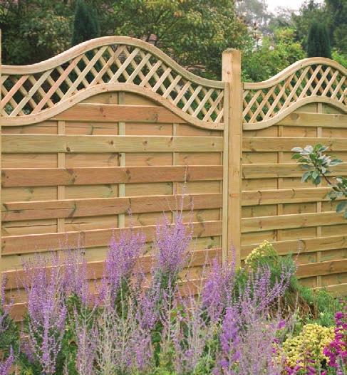 900 x 1800mm (W x H) 414857 1 Wootton Wootton Fence Panel