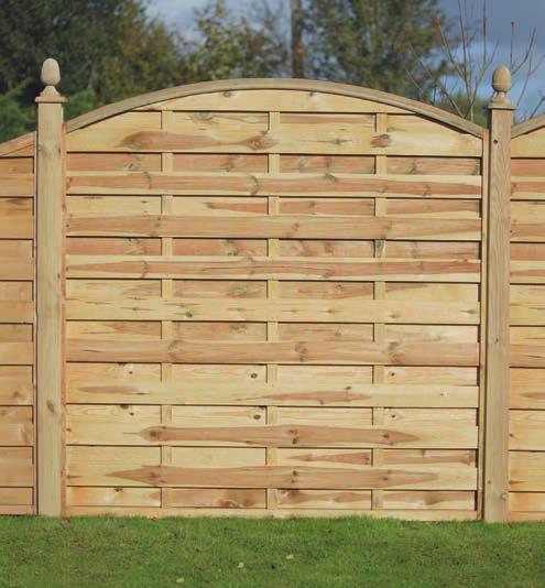 Fencing Finedon With its fan-like trellis the Finedon range makes a stunning addition to a