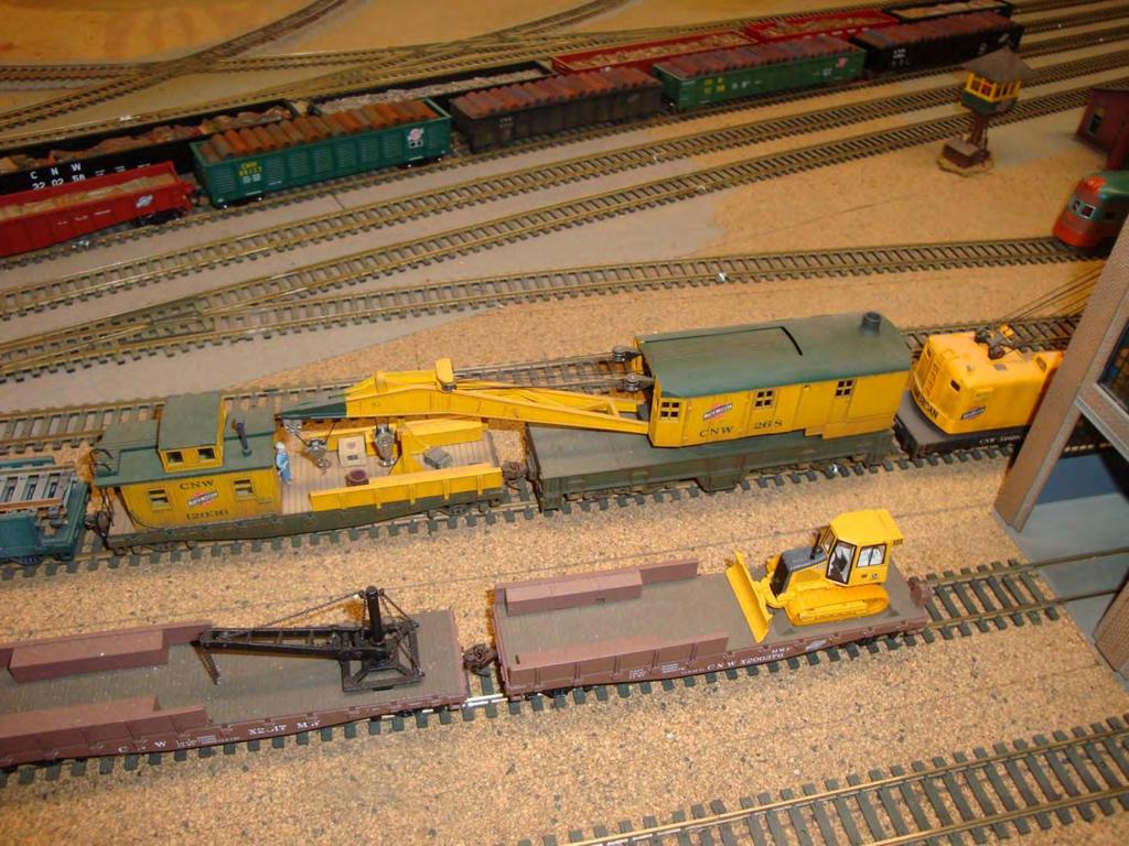 #4 - This is a commercial (blue box) Athearn 250 ton crane and tender.