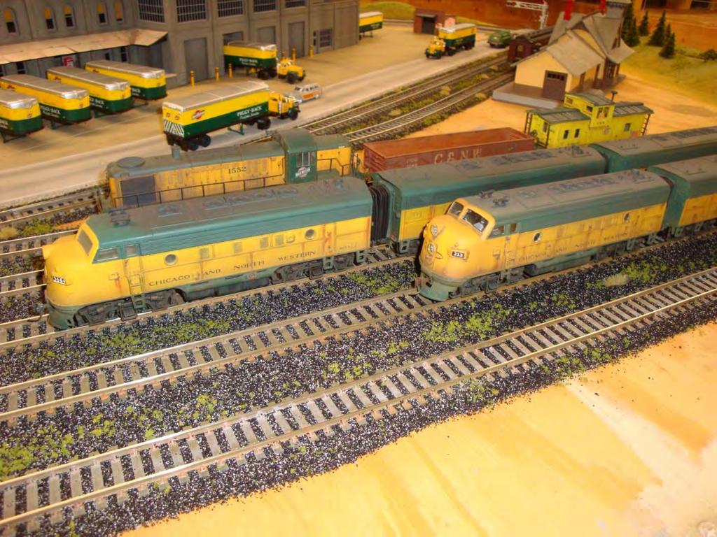 #6 - These are old commercial (blue box) Athearn F7A and F7B units.