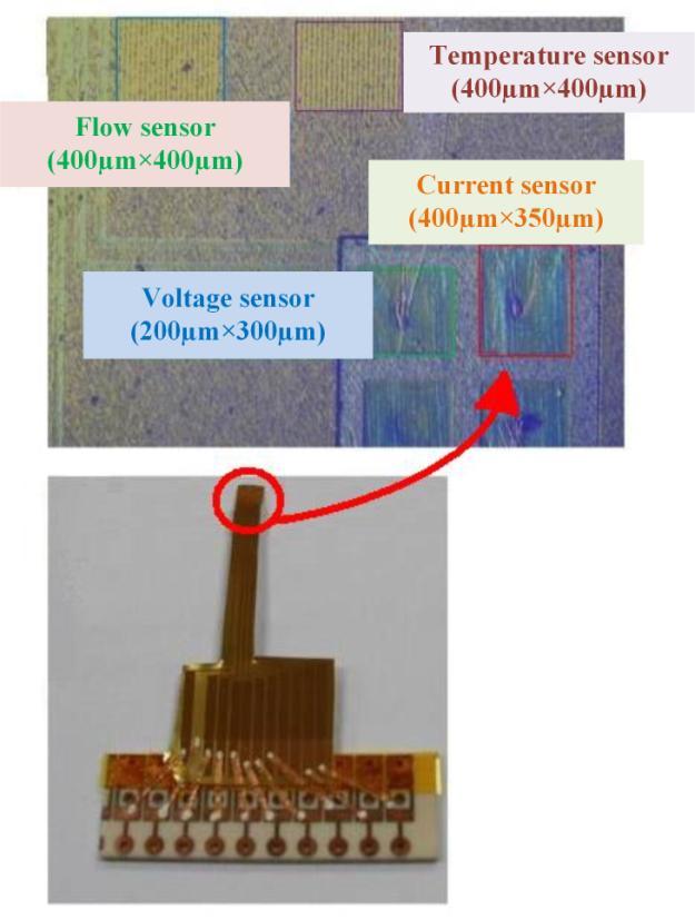 The production process of four-in-one micro sensor.