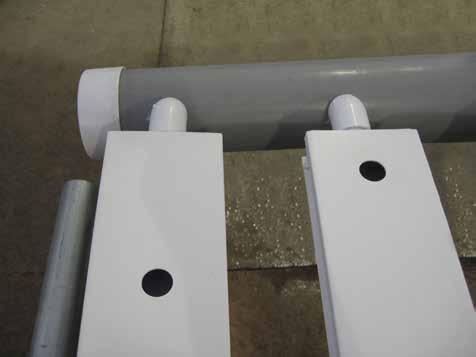 ) Depending on length, drain tube can be fully assembled and then drilled, or each 10' section can be drilled and then attached to the next.