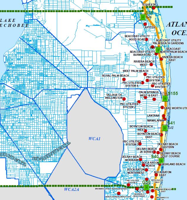 Water Supply Palm Beach County Sources & Demands Water Supply Utilities 39 municipalities; 17 providers Primary sources Biscayne &