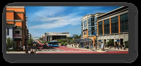 with a priority on major streets in regional multimodal and neighborhood multimodal centers.