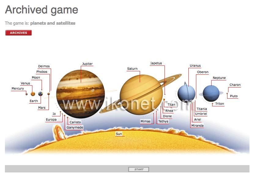 The game Put it in its place! is a good way to enrich our visitors vocabulary and test their language skills.