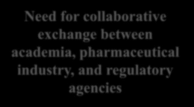 Therapeutics Need for collaborative exchange