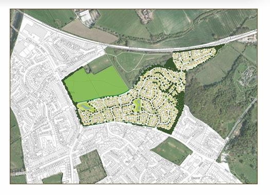 The Field Farm Site A planning application was then submitted by Westermans builders to develop Field Farm. They have owned the site for many years. The application is for outline planning permission.
