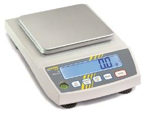 Precision balance PCB2500-2 5820 Weighing range max: 2500 g, resolution 0.01 g Percentage determination, recipe memory.