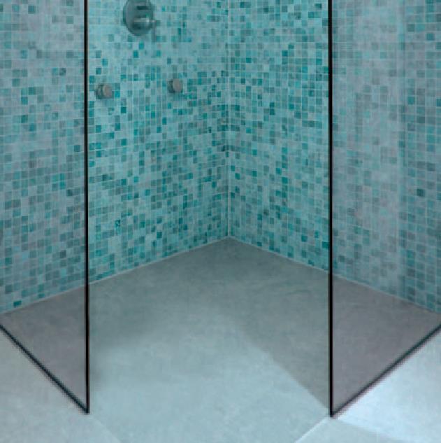 TI-LINE linear shower drainage channel Barrier-free, floor-level showers with TI-LINE, BASIC-LINE and TILUX shower systems and the DURABASE WP sealing
