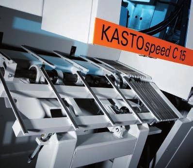 With the direct supply out of a KASTO storage system, several material bundles can be processed fully automatically one after the other.