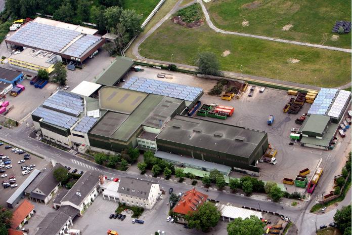 ESCo Experience AEVG Graz District Heating Solar Panels erected: 3,556 m²