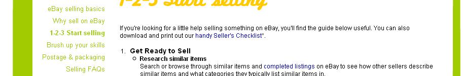 What costs are involved? http://www.ebay.co.uk and http://pages.ebay.co.uk/sell/basics/start.