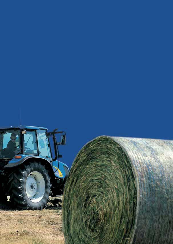 Quality bales The positive start to bale formation permits the complete unrolling of the bale.