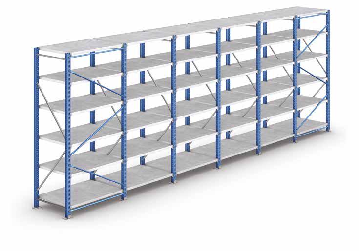 cross bracing This is required when the shelving units are comprised of HM