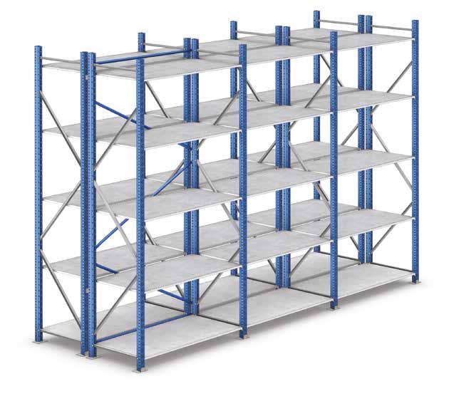 Basic components Levels comprised of shelves and supports