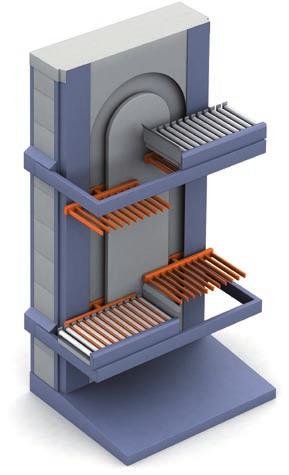 DISCONTINUOUS LIFT Allows boxes to be lifted or