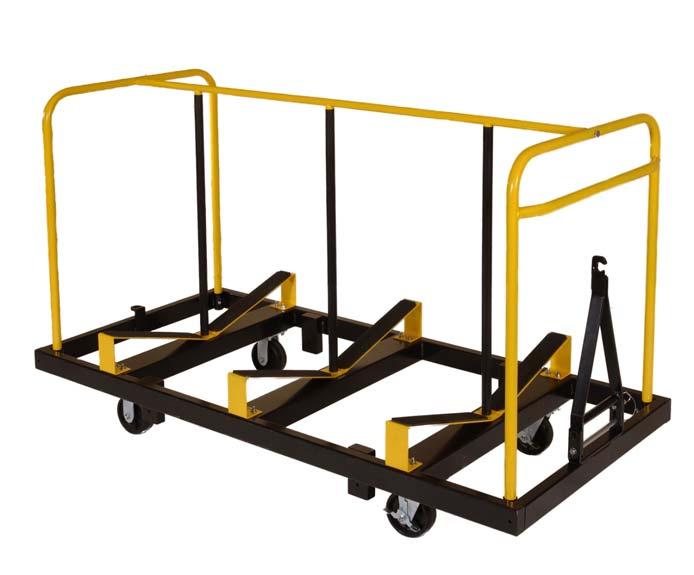 Seminar Table Trucks The innovative, captive design of this truck protects your inventory, improves safety and saves loading time.