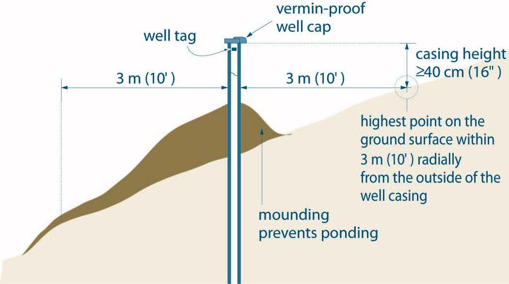 Casing Height and Mounding 7.