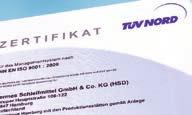 as certifi ed externally by the TÜV-Nord organization in line with DIN EN ISO 14001 : 2009.