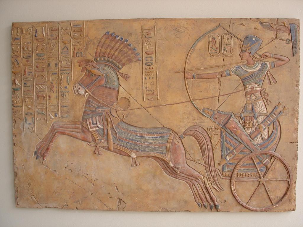 Egyptian art display