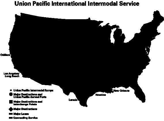 Figure 7. Union Pacific International Intermodal Service.