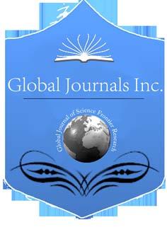 Global Journal of Science Frontier Research: F Mathematics and Decision Sciences Volume 15 Issue 4 Version 10 Year 2015 Type : Double Blind Peer Reviewed International Research Journal Publisher: