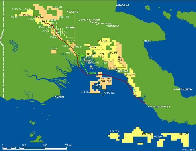 World class exploration acreage position in PNG