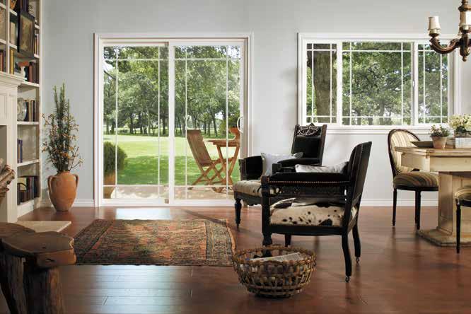 Encompass by Pella windows and patio doors feature low-maintenance, high-grade vinyl frames that look great for years.