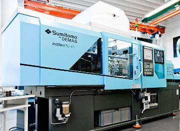 Demag <IntElect_50-45> The IntElect 50-45 all-electric injection moulding machine from Sumitomo (SHI) Demag with 500