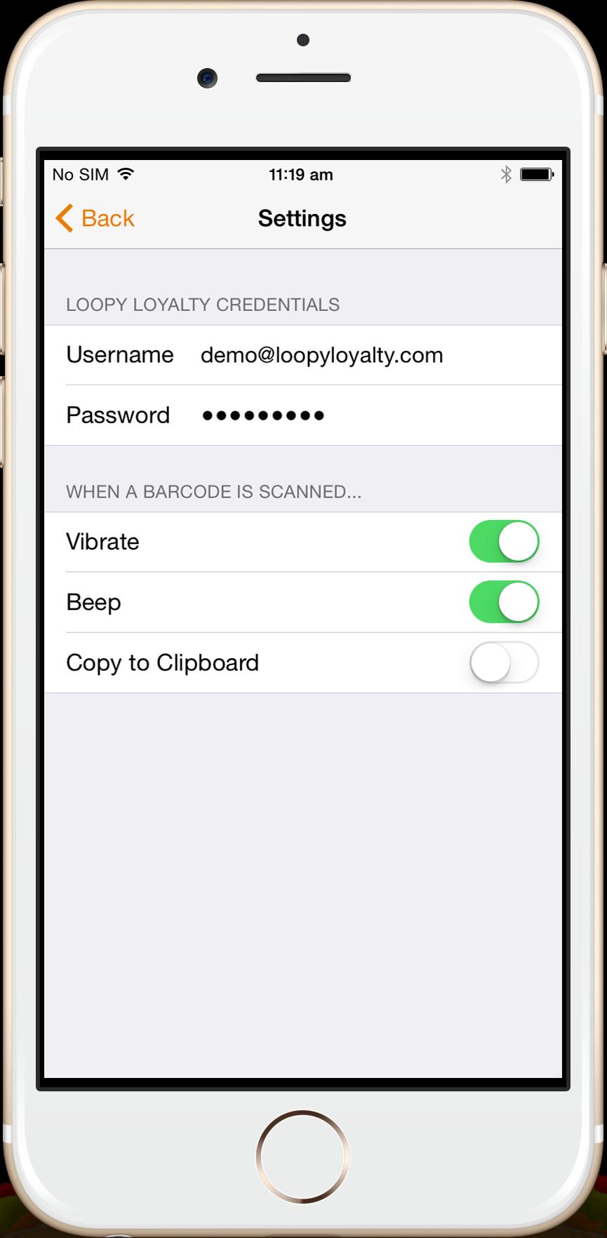 REDEEM This section covers how to scan and add digital stamps to your customers loyalty cards with the Loopy Loyalty Digital Stamper Apps.