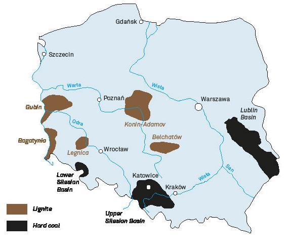 Location of Polish